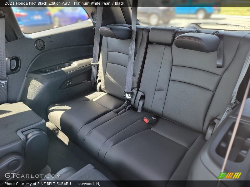 Platinum White Pearl / Black 2021 Honda Pilot Black Edition AWD