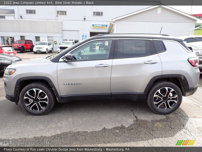 Billet Silver Metallic / Black 2022 Jeep Compass Limited 4x4