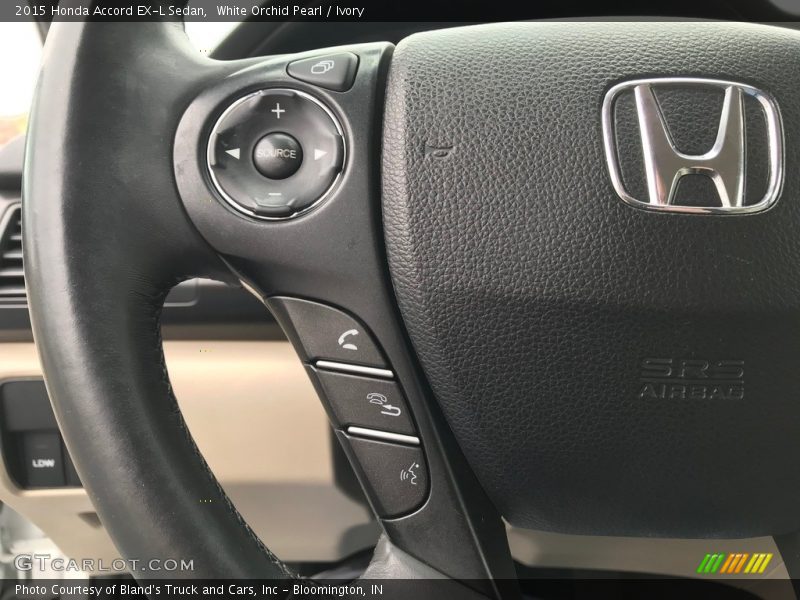 White Orchid Pearl / Ivory 2015 Honda Accord EX-L Sedan