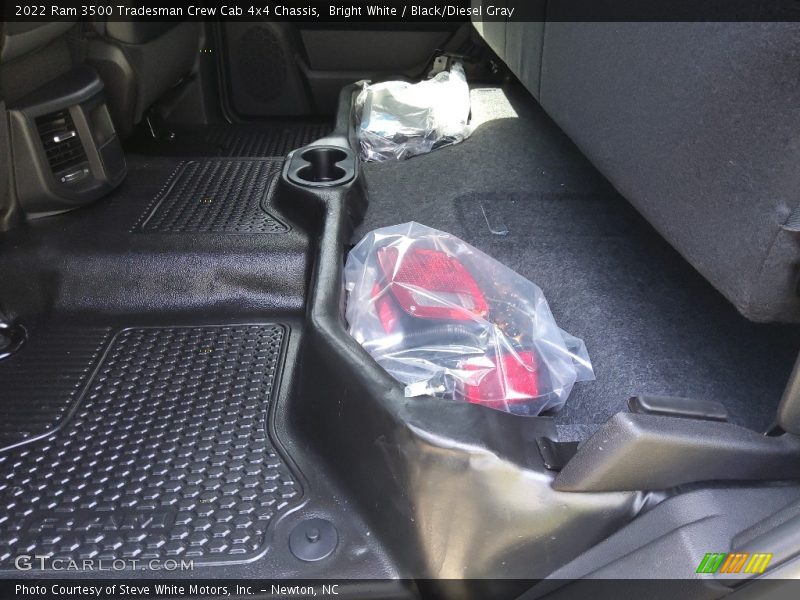 Bright White / Black/Diesel Gray 2022 Ram 3500 Tradesman Crew Cab 4x4 Chassis