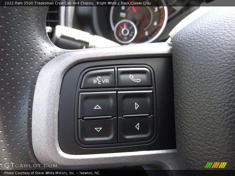 Bright White / Black/Diesel Gray 2022 Ram 3500 Tradesman Crew Cab 4x4 Chassis