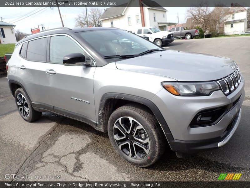 Billet Silver Metallic / Black 2022 Jeep Compass Limited 4x4