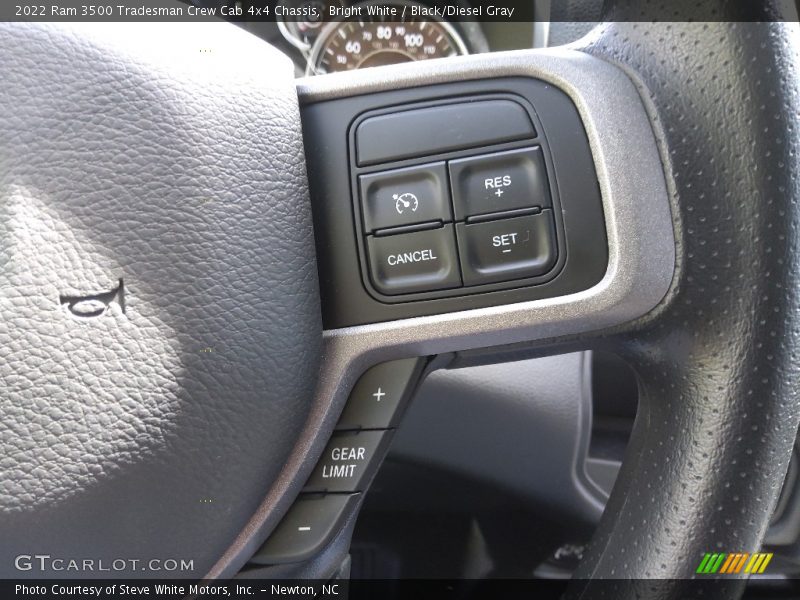Bright White / Black/Diesel Gray 2022 Ram 3500 Tradesman Crew Cab 4x4 Chassis