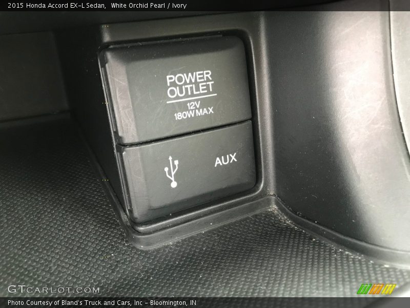 White Orchid Pearl / Ivory 2015 Honda Accord EX-L Sedan