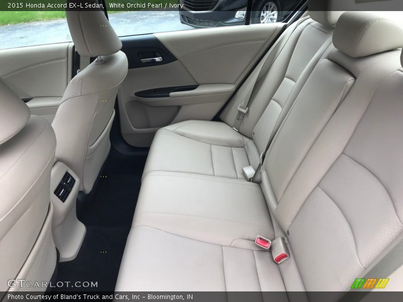 White Orchid Pearl / Ivory 2015 Honda Accord EX-L Sedan