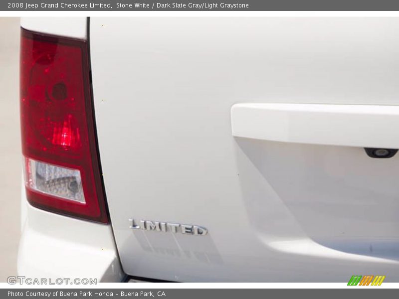 Stone White / Dark Slate Gray/Light Graystone 2008 Jeep Grand Cherokee Limited
