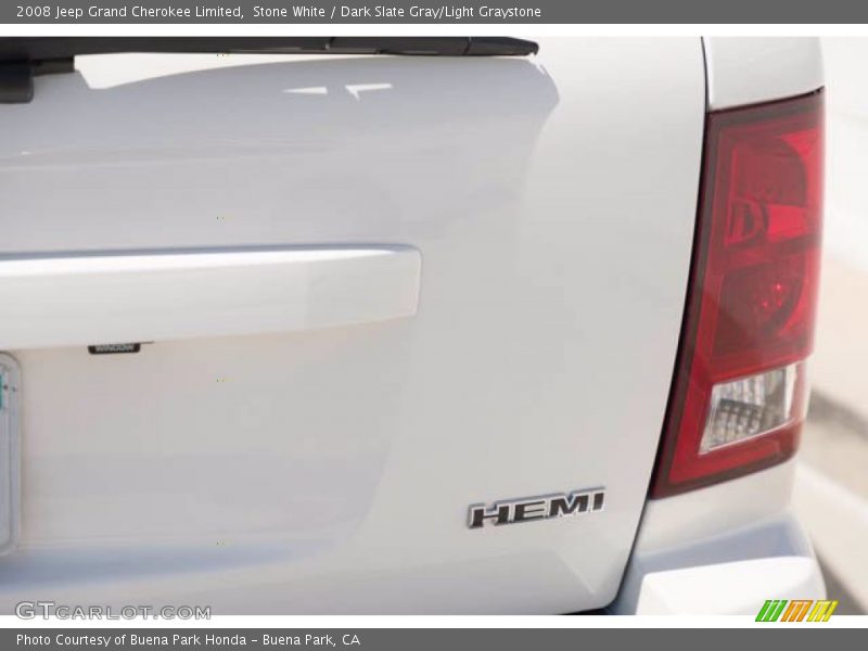 Stone White / Dark Slate Gray/Light Graystone 2008 Jeep Grand Cherokee Limited