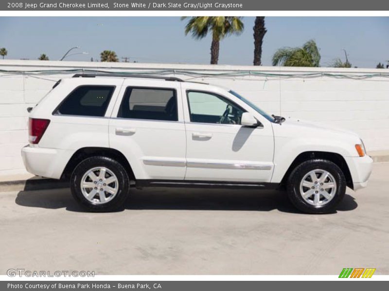 Stone White / Dark Slate Gray/Light Graystone 2008 Jeep Grand Cherokee Limited