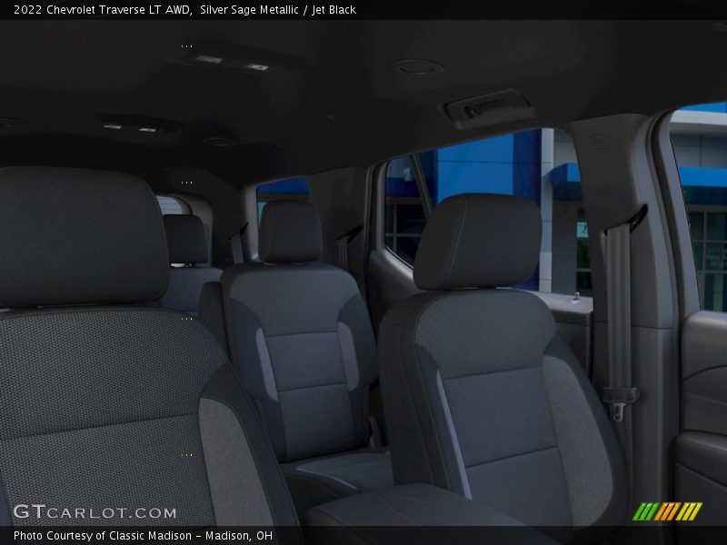 Silver Sage Metallic / Jet Black 2022 Chevrolet Traverse LT AWD