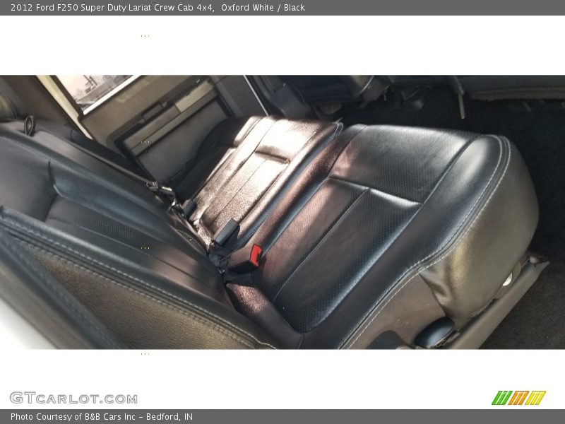 Oxford White / Black 2012 Ford F250 Super Duty Lariat Crew Cab 4x4