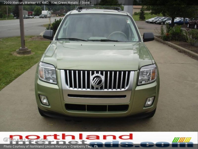 Kiwi Green Metallic / Stone 2009 Mercury Mariner V6 4WD