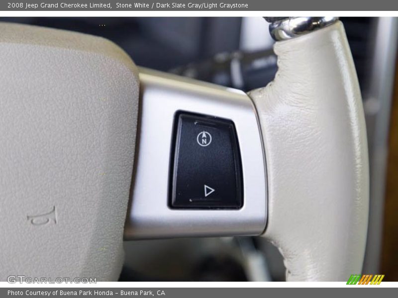 Stone White / Dark Slate Gray/Light Graystone 2008 Jeep Grand Cherokee Limited