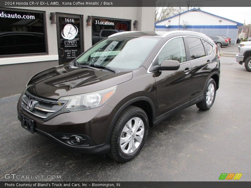 Kona Coffee Metallic / Black 2014 Honda CR-V EX-L AWD