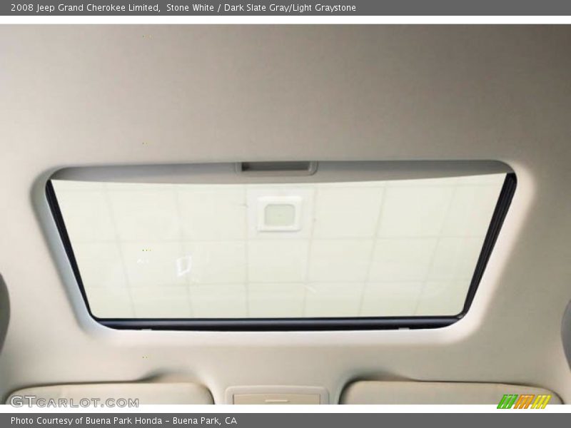 Stone White / Dark Slate Gray/Light Graystone 2008 Jeep Grand Cherokee Limited