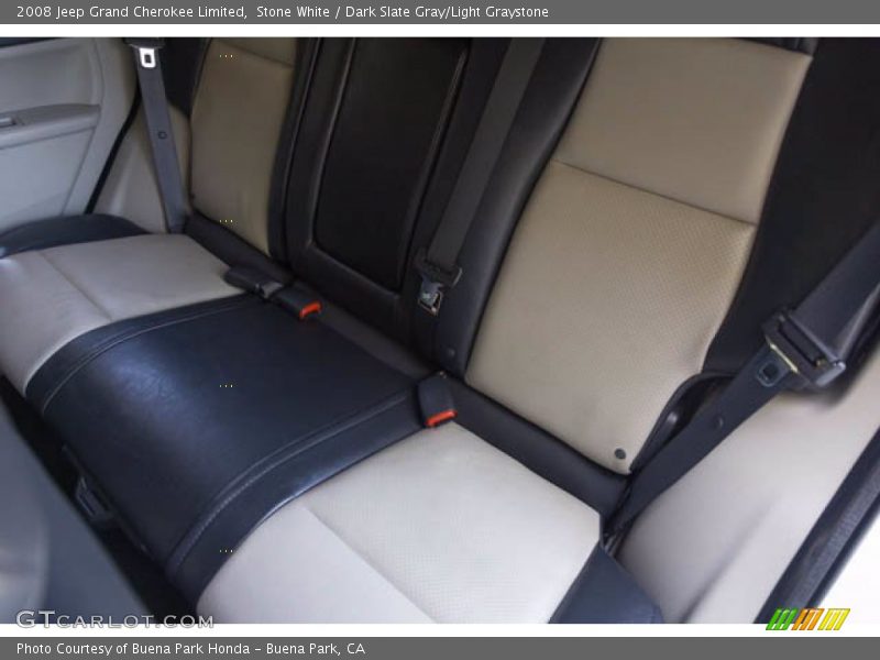 Stone White / Dark Slate Gray/Light Graystone 2008 Jeep Grand Cherokee Limited