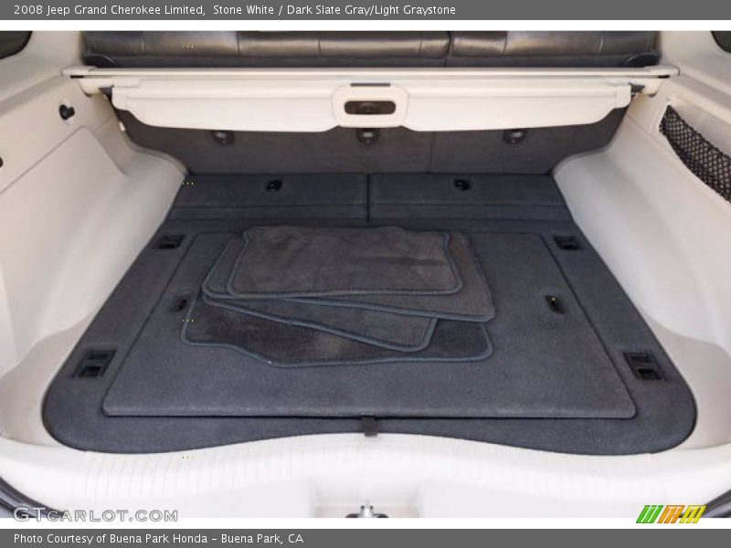 Stone White / Dark Slate Gray/Light Graystone 2008 Jeep Grand Cherokee Limited