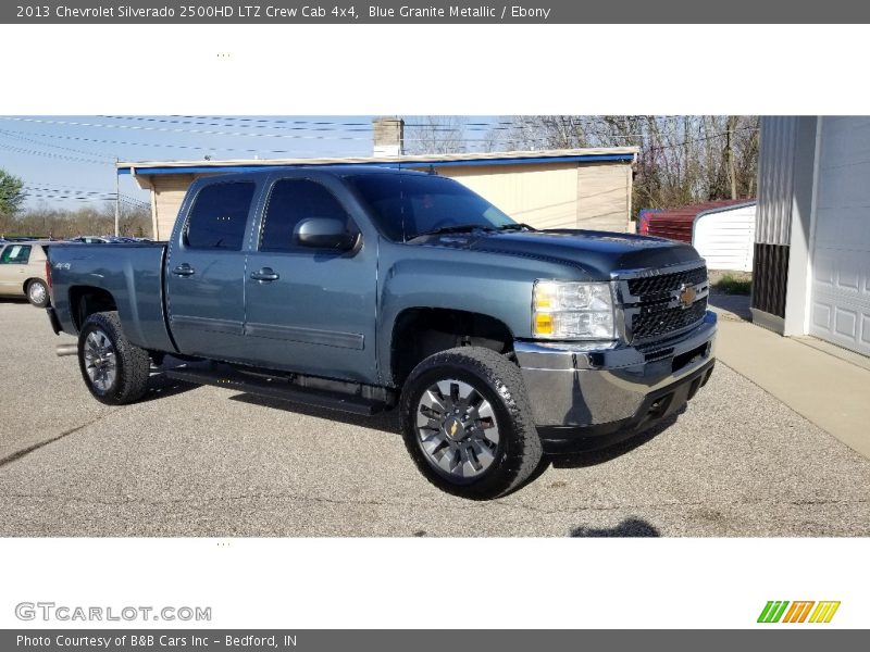 Blue Granite Metallic / Ebony 2013 Chevrolet Silverado 2500HD LTZ Crew Cab 4x4