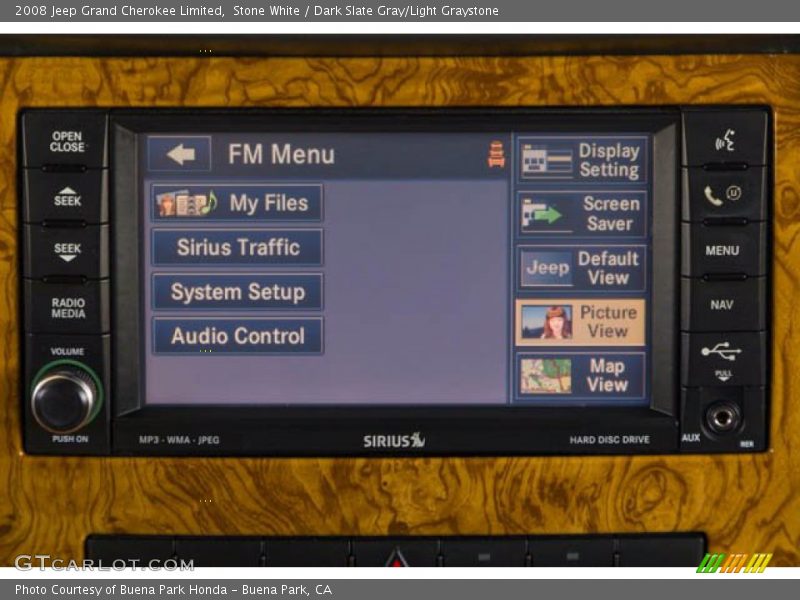 Stone White / Dark Slate Gray/Light Graystone 2008 Jeep Grand Cherokee Limited