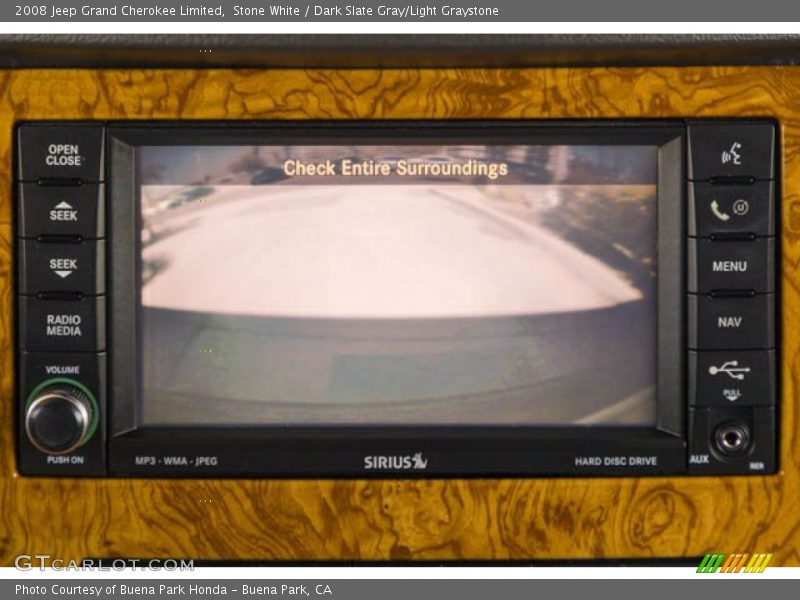 Stone White / Dark Slate Gray/Light Graystone 2008 Jeep Grand Cherokee Limited