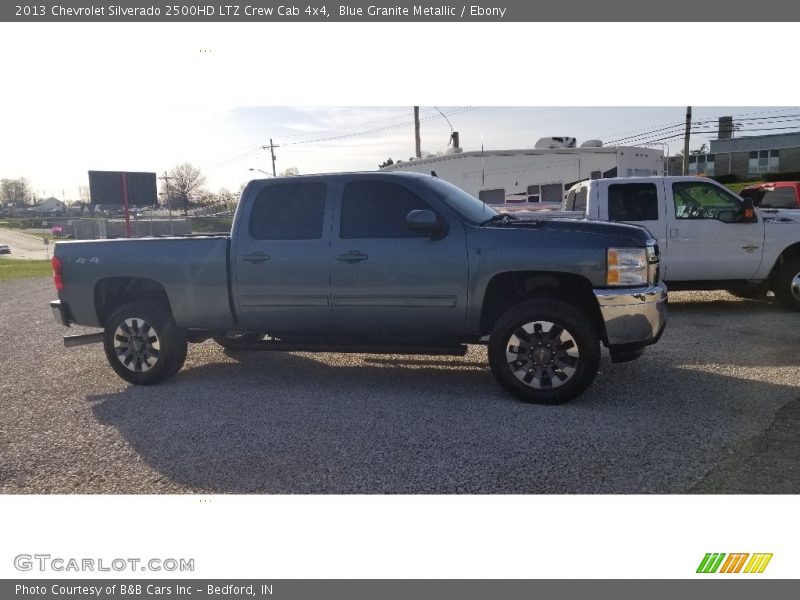 Blue Granite Metallic / Ebony 2013 Chevrolet Silverado 2500HD LTZ Crew Cab 4x4