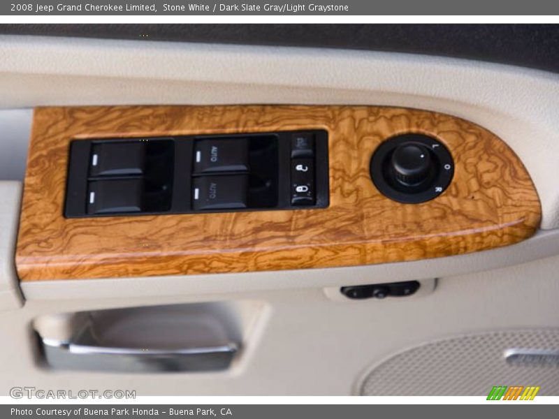 Stone White / Dark Slate Gray/Light Graystone 2008 Jeep Grand Cherokee Limited