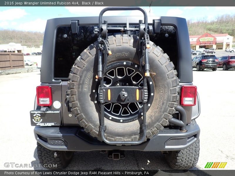Black / Black 2016 Jeep Wrangler Unlimited Rubicon 4x4