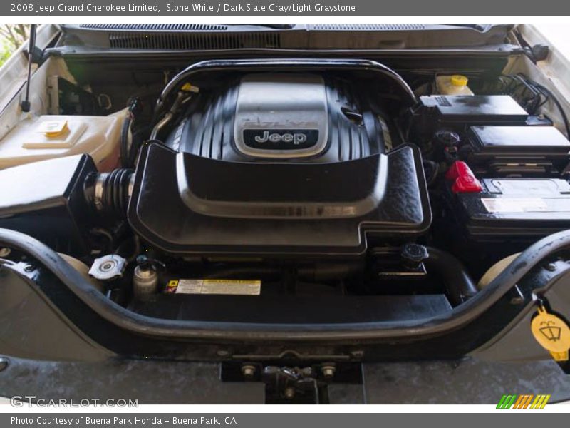 Stone White / Dark Slate Gray/Light Graystone 2008 Jeep Grand Cherokee Limited