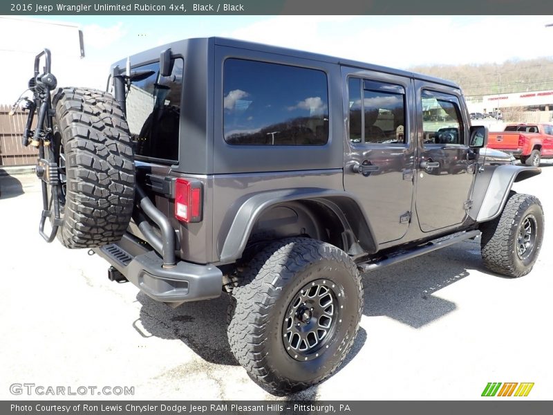 Black / Black 2016 Jeep Wrangler Unlimited Rubicon 4x4