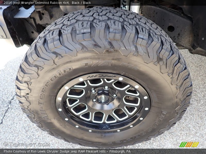 Black / Black 2016 Jeep Wrangler Unlimited Rubicon 4x4