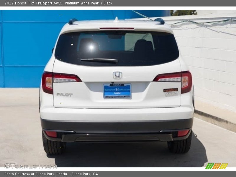 Platinum White Pearl / Black 2022 Honda Pilot TrailSport AWD