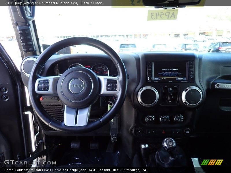 Black / Black 2016 Jeep Wrangler Unlimited Rubicon 4x4