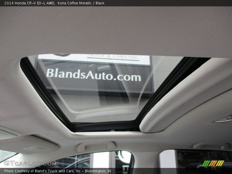 Kona Coffee Metallic / Black 2014 Honda CR-V EX-L AWD