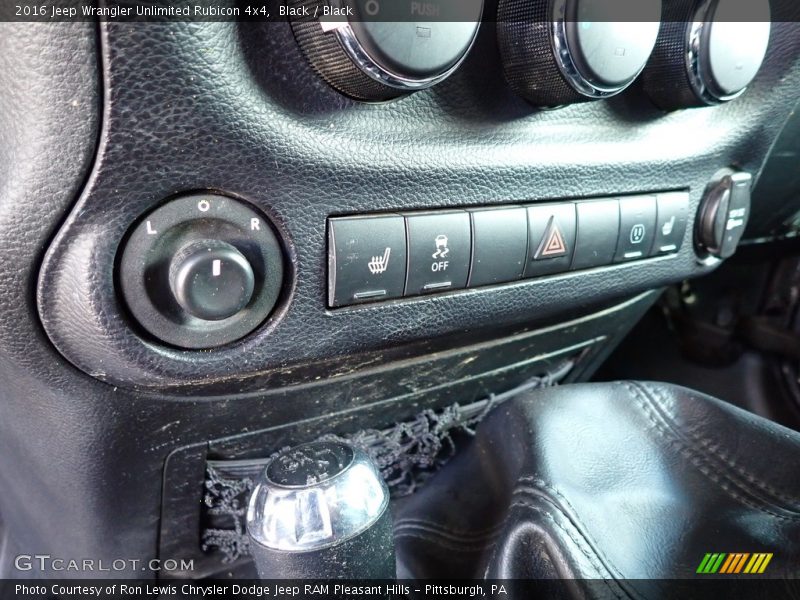Black / Black 2016 Jeep Wrangler Unlimited Rubicon 4x4