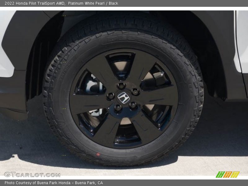 Platinum White Pearl / Black 2022 Honda Pilot TrailSport AWD