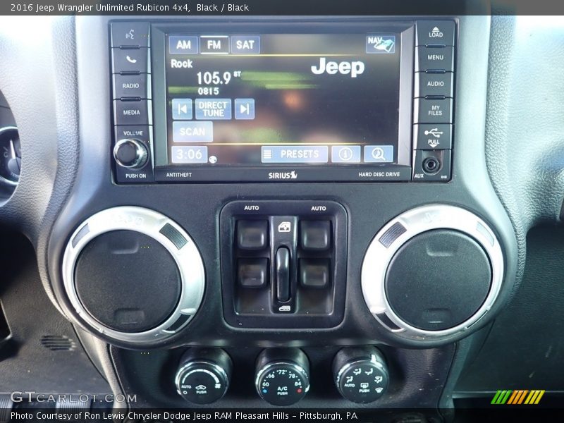 Black / Black 2016 Jeep Wrangler Unlimited Rubicon 4x4