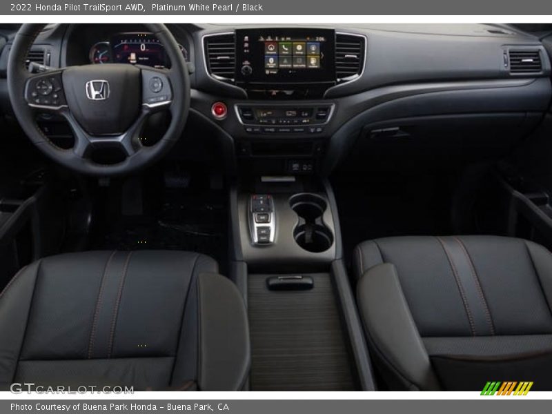 Dashboard of 2022 Pilot TrailSport AWD