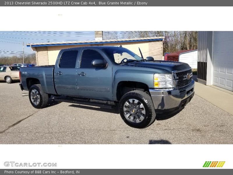Blue Granite Metallic / Ebony 2013 Chevrolet Silverado 2500HD LTZ Crew Cab 4x4