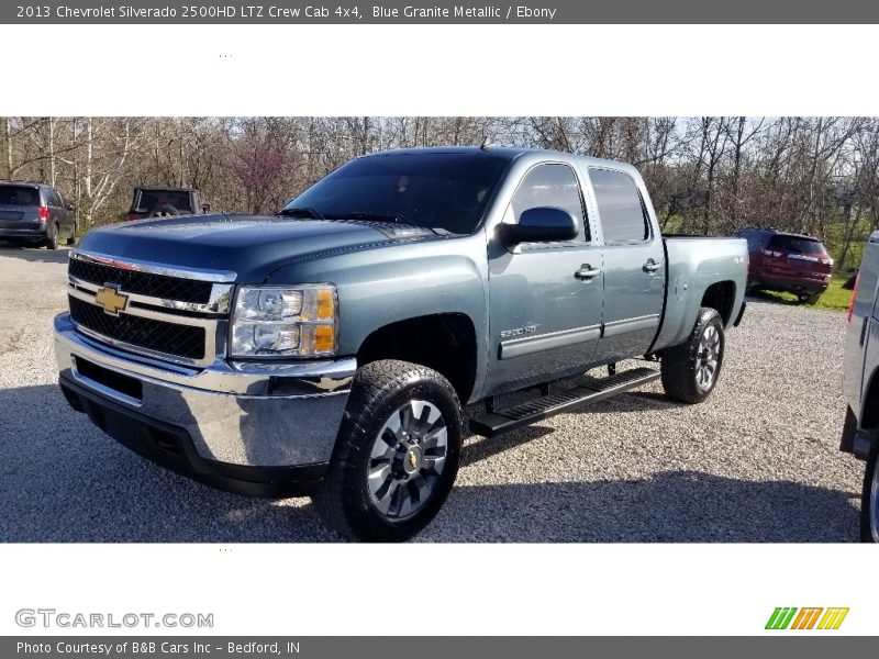 Blue Granite Metallic / Ebony 2013 Chevrolet Silverado 2500HD LTZ Crew Cab 4x4