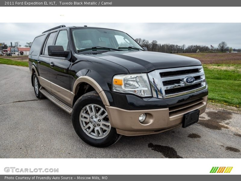 Tuxedo Black Metallic / Camel 2011 Ford Expedition EL XLT