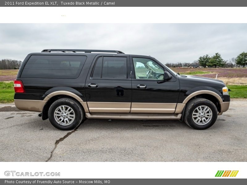 Tuxedo Black Metallic / Camel 2011 Ford Expedition EL XLT