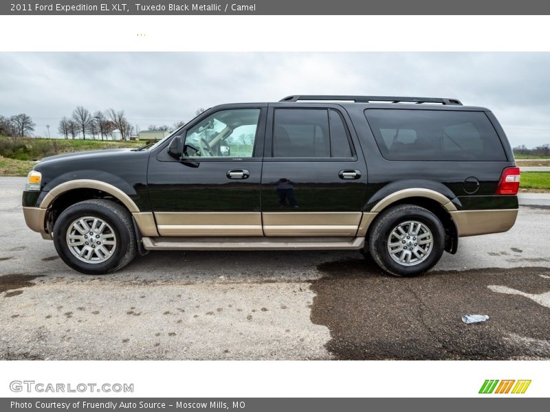 Tuxedo Black Metallic / Camel 2011 Ford Expedition EL XLT