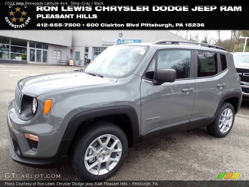 Sting-Gray / Black 2022 Jeep Renegade Latitude 4x4