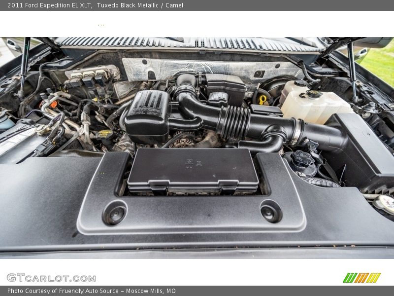 Tuxedo Black Metallic / Camel 2011 Ford Expedition EL XLT