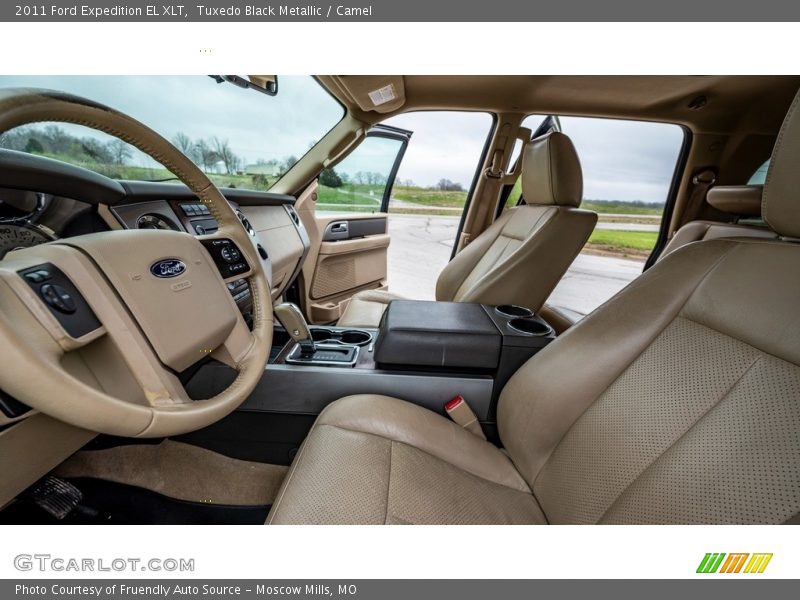 Tuxedo Black Metallic / Camel 2011 Ford Expedition EL XLT