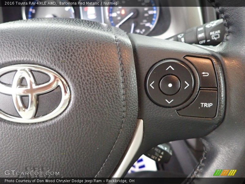 Barcelona Red Metallic / Nutmeg 2016 Toyota RAV4 XLE AWD