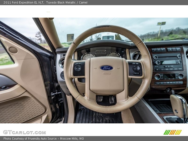 Tuxedo Black Metallic / Camel 2011 Ford Expedition EL XLT