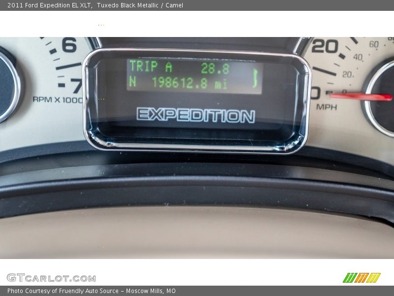 Tuxedo Black Metallic / Camel 2011 Ford Expedition EL XLT
