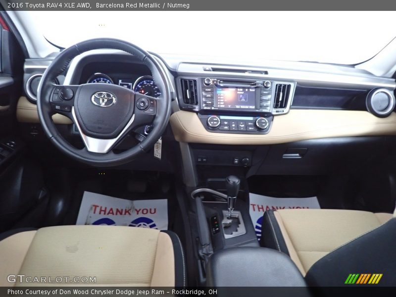 Barcelona Red Metallic / Nutmeg 2016 Toyota RAV4 XLE AWD