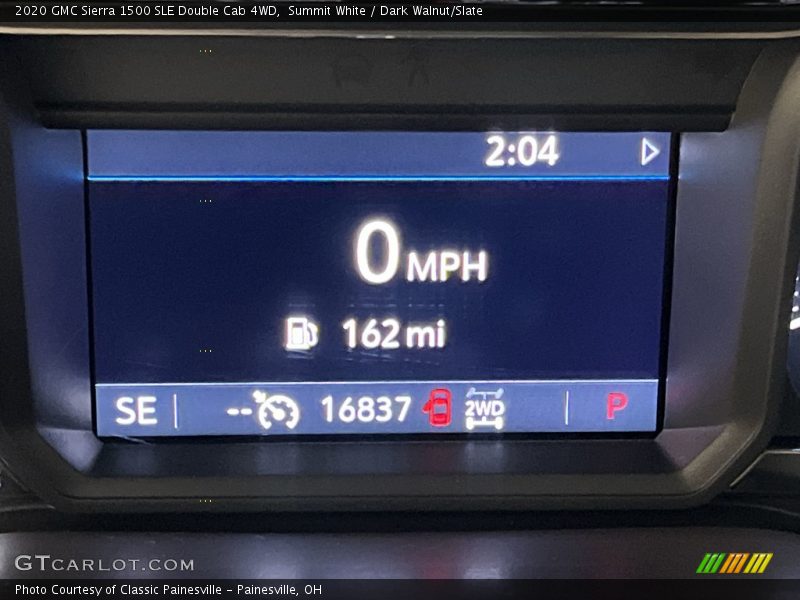 Summit White / Dark Walnut/Slate 2020 GMC Sierra 1500 SLE Double Cab 4WD