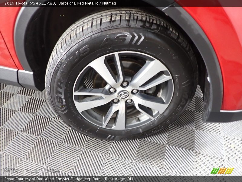 Barcelona Red Metallic / Nutmeg 2016 Toyota RAV4 XLE AWD